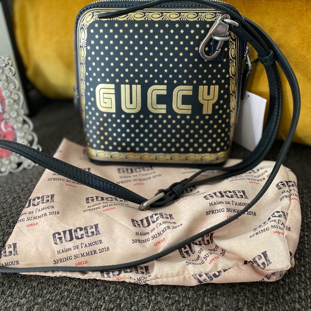 Gucci black small logo crossbody bag - Picture 2 of 11